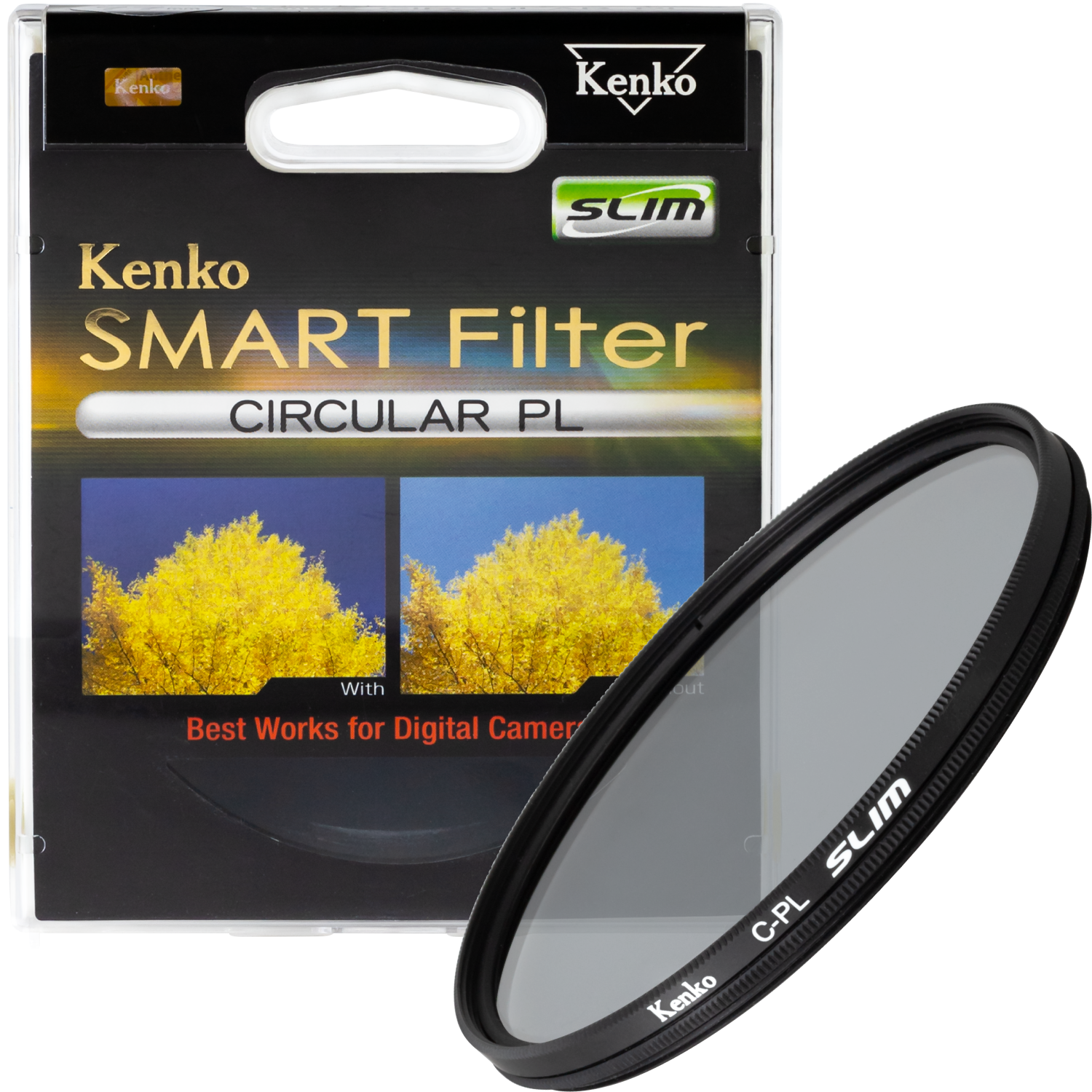 Kenko Lens Filter Smart Circular Polarizer, Slim Type