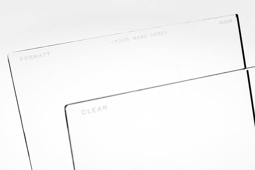 Clear Optical Flat - Formatt Hitech USA