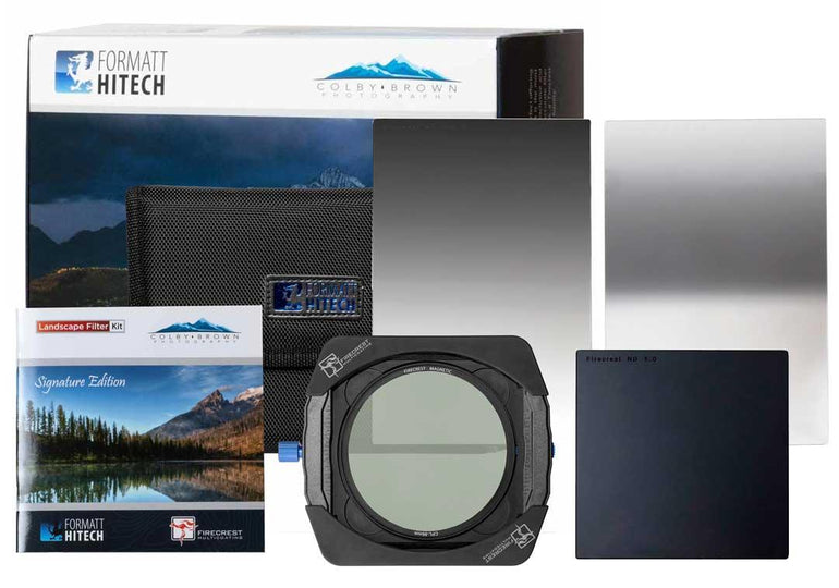 Firecrest Ultra Colby Brown Signature Edition 100mm Premier Landscape Kit + Firecrest 100mm Magnetic Holder Kit - Formatt Hitech USA